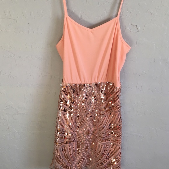 Once worn Tween Diva brand sequin dress sz S - Picture 3 of 6